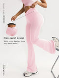 Flared High-Waist Butt-Lift Leggings